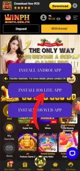 WINPH Casino Download iOS App 2