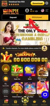 WINPH Casino Withdraw 1